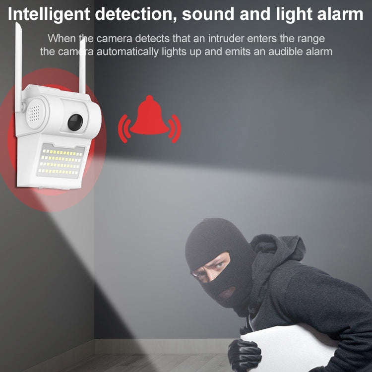 DP14 2.0 Million Pixels 1080P HD Wall Lamp Smart Camera, Support Full-color Night Vision / Motion...