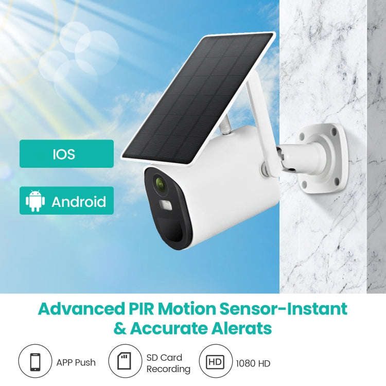 T20 1080P Full HD 4G (EU Version) Solar Powered Camera, Support PIR Human Body Infrared Sensor, N...