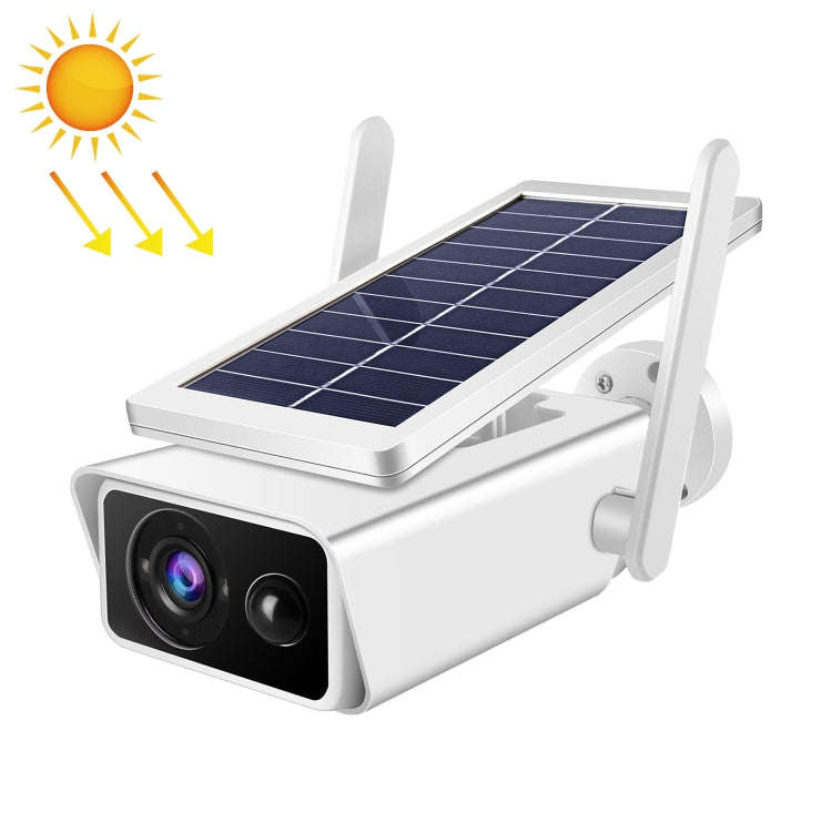 T13-2 1080P HD Solar Powered 2.4GHz WiFi Security Camera with Battery, Support Motion Detection, ...