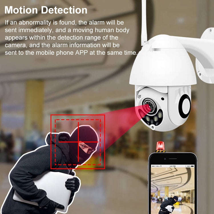 QX3 1080P HD Full-color Night Vision IP65 Waterproof WiFi Smart Camera, Support Motion Detection ...