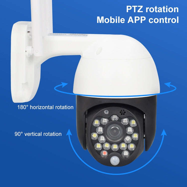 QX27 1080P WiFi High-definition Surveillance Camera Outdoor Dome Camera, Support Night Vision & T...