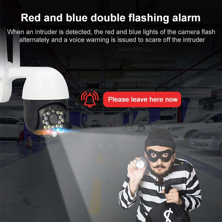 QX27 1080P WiFi High-definition Surveillance Camera Outdoor Dome Camera, Support Night Vision & T...