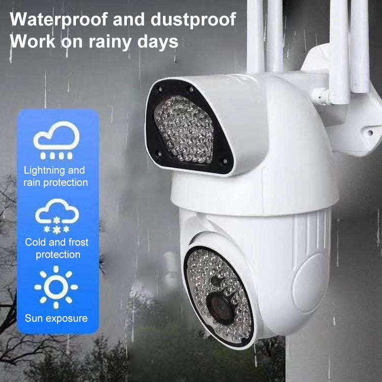 QX37 1080P WiFi High-definition Surveillance Camera Outdoor Dome Camera, Support Night Vision & T...