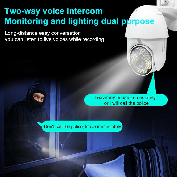 QX38 1080P WiFi High-definition Surveillance Camera Outdoor Dome Camera, Support Night Vision & T...