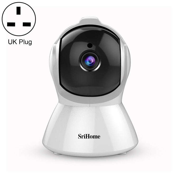 SriHome SH025 2.0 Million Pixels 1080P HD AI Auto-tracking IP Camera, Support Two Way Audio / Mot...