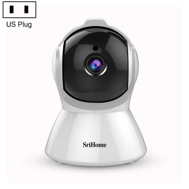 SriHome SH025 2.0 Million Pixels 1080P HD AI Auto-tracking IP Camera, Support Two Way Audio / Mot...