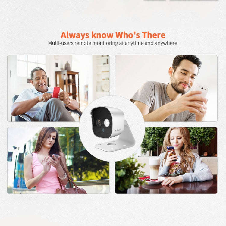 SriHome SH029 3.0 Million Pixels 1296P HD AI Camera, Support Two Way Talk / Motion Detection / Hu...