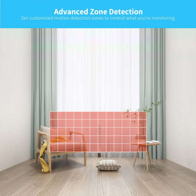 SriHome SH029 3.0 Million Pixels 1296P HD AI Camera, Support Two Way Talk / Motion Detection / Hu...