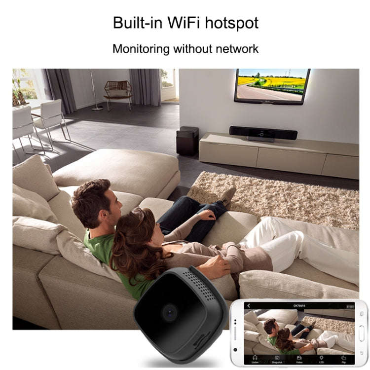 CAMSOY C9 HD 1280 x 720P 70 Degree Wide Angle Wireless WiFi Wearable Intelligent Surveillance Cam...