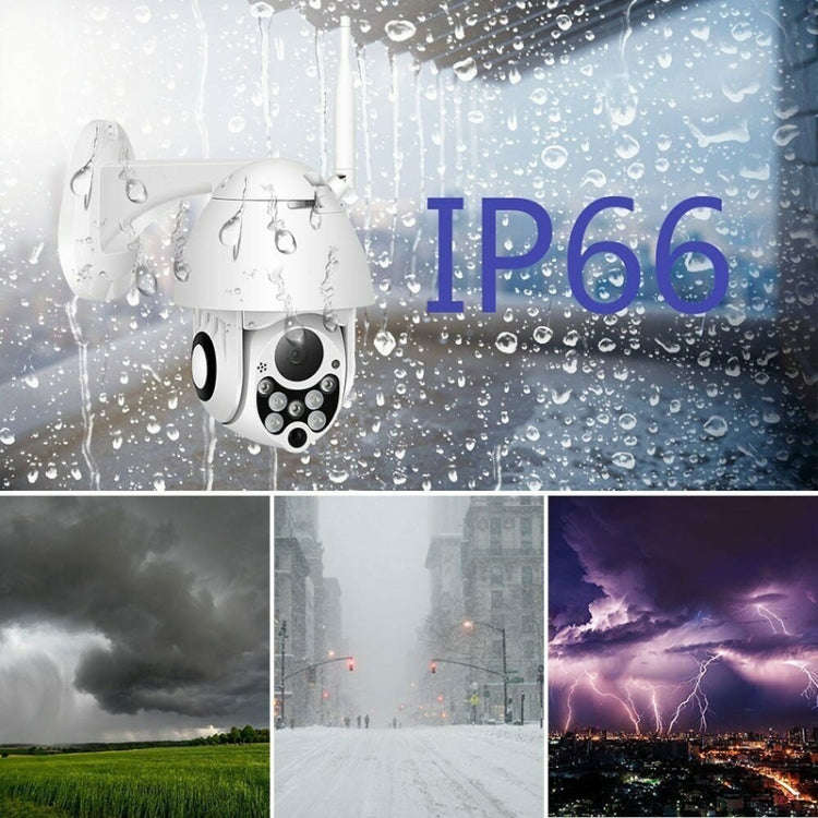 Wireless Surveillance Camera HD PTZ Home Security Outdoor IP66 Waterproof Network Dome Camera, Su...