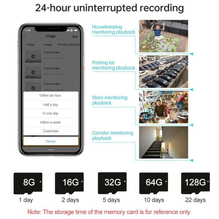 SirHome SH038 5MP QHD 5G WiFi IP Camera, Support Night Color & Motion Detection & Two Way Talk & ...