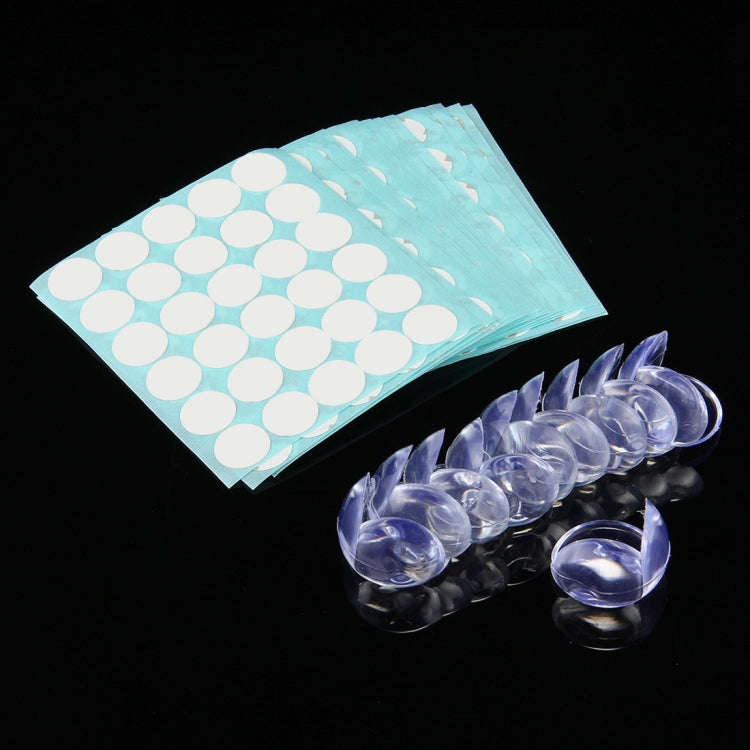 100 PCS Baby Desk Corner Safety Cover Pad Hemisphere Shape Children Table Anti-collision Protecto...