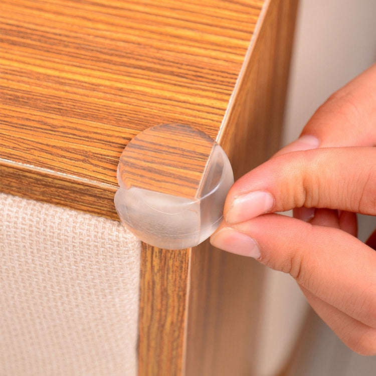 100 PCS Baby Desk Corner Safety Cover Pad Hemisphere Shape Children Table Anti-collision Protecto...