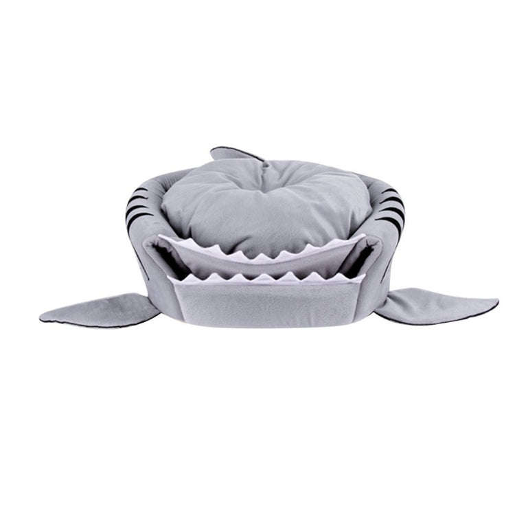 Indoor Pet Dog Puppy Cat Warm House Sharks Pet Sleeping Bed Nest, S Size: 42x42x42cm(Pink)