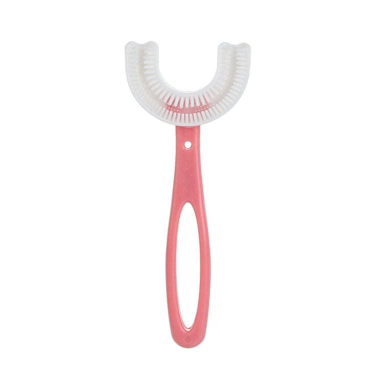 10 PCS U-shaped Children Baby Hand-held Soft Toothbrush Brushing Artifact for 6-12 Years Old, Sty...