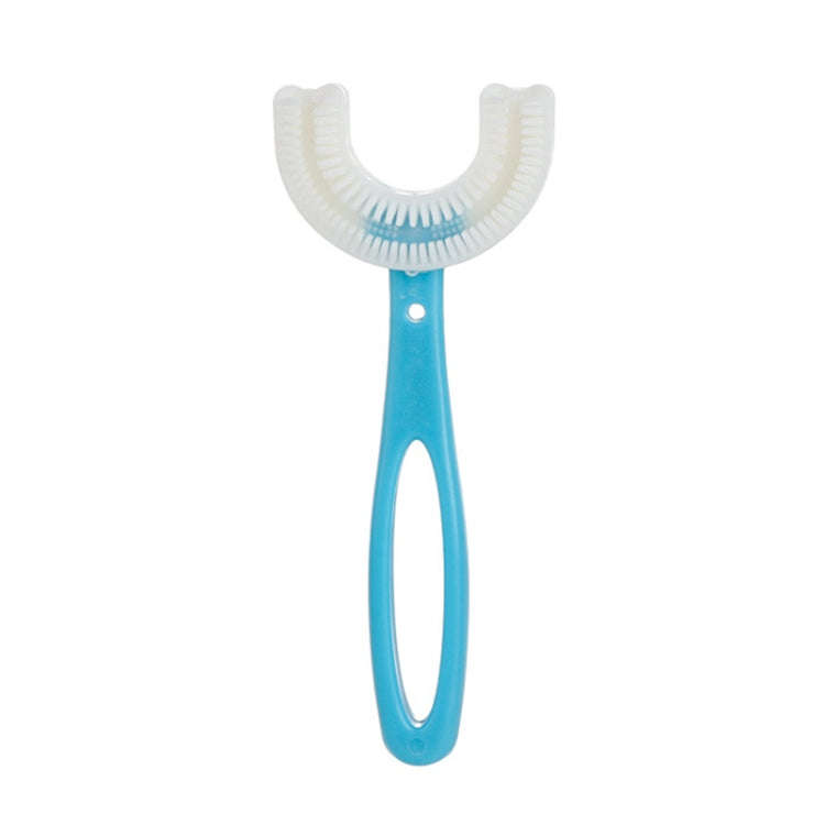 10 PCS U-shaped Children Baby Hand-held Soft Toothbrush Brushing Artifact for 6-12 Years Old, Sty...