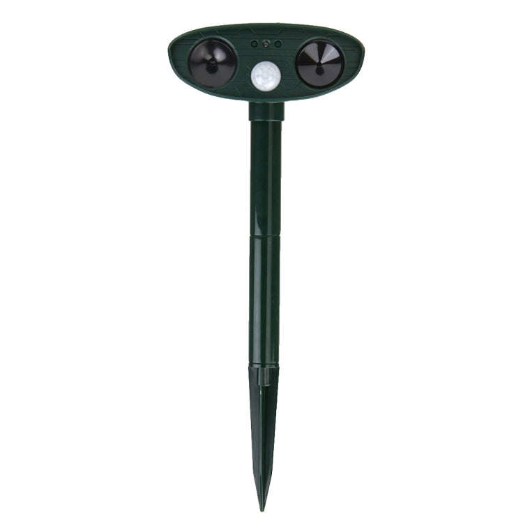 Powerful Ultrasonic Solar-powered Animal Repeller With PIR Sensor & Light Sensor