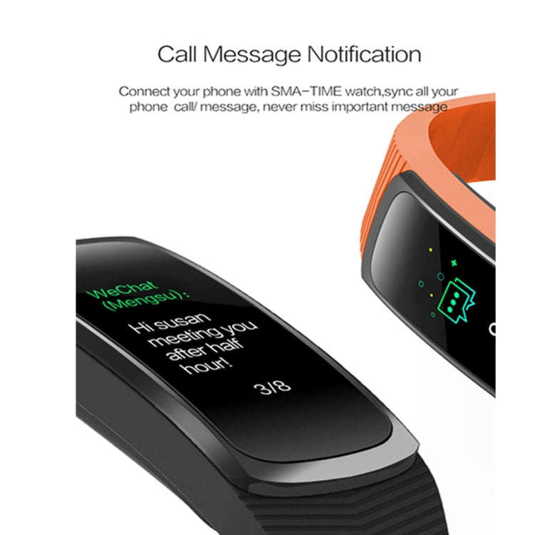 SMA-B3 Fitness Tracker 0.96 inch Bluetooth Smart Bracelet, IP67 Waterproof, Support Activity Trak...