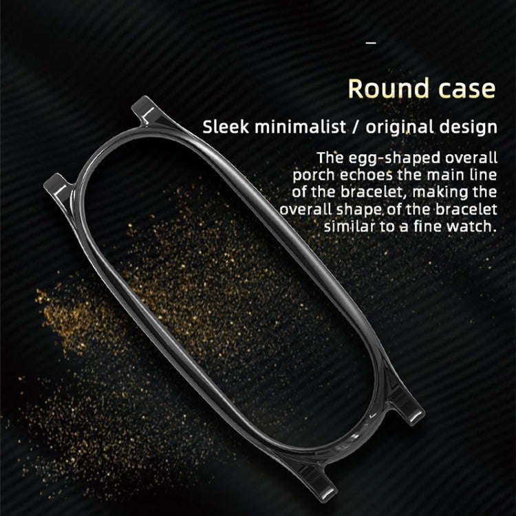 Mijobs Stainless Steel Metal Watch Band for Xiaomi Mi Band 3 & 4 & 5 & 6(Rose Gold)
