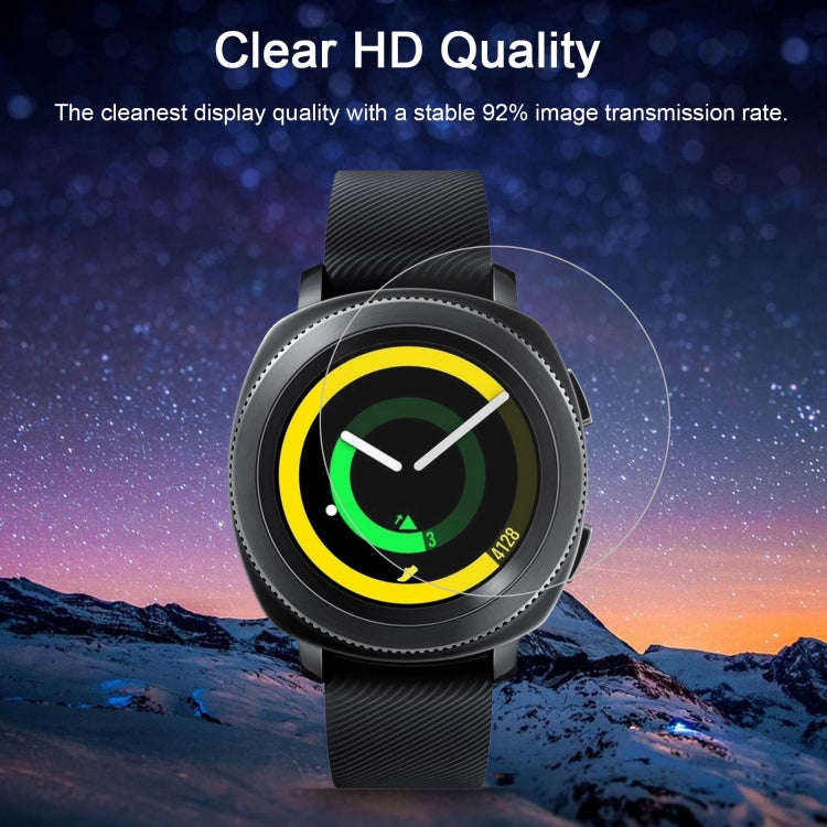 2 PCS ENKAY Hat-Prince for Samsung Gear Sport Smart Watch 0.2mm 9H Surface Hardness 2.15D Explosi...