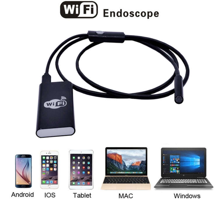 1.0MP HD Camera 30m Wireless Distance Metal WiFi Box Waterproof IPX67 Endoscope Snake Tube Inspec...