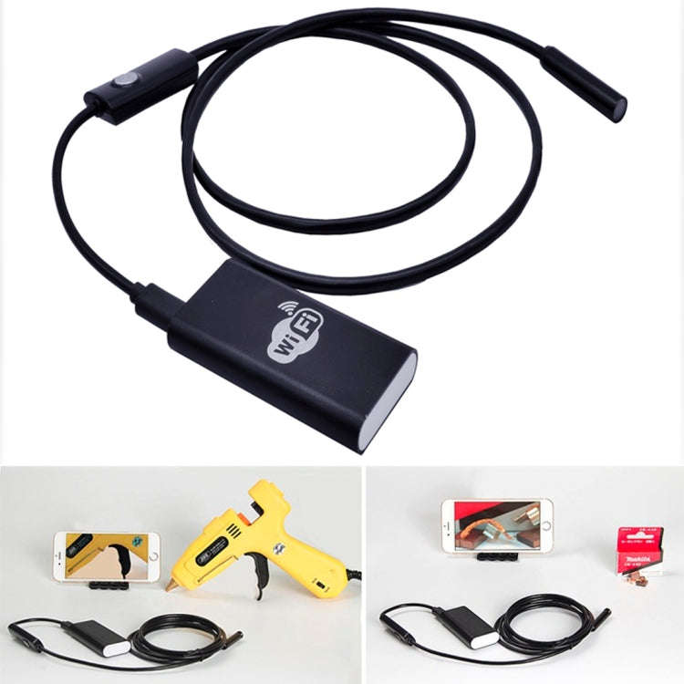 1.0MP HD Camera 30m Wireless Distance Metal WiFi Box Waterproof IPX67 Endoscope Snake Tube Inspec...