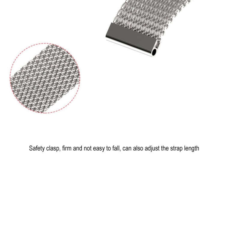 Mijobs Milan CS Metal Magnetic Watch Band for Xiaomi Mi Band 3 & 4 & 5 & 6, Host not Include(Rose...