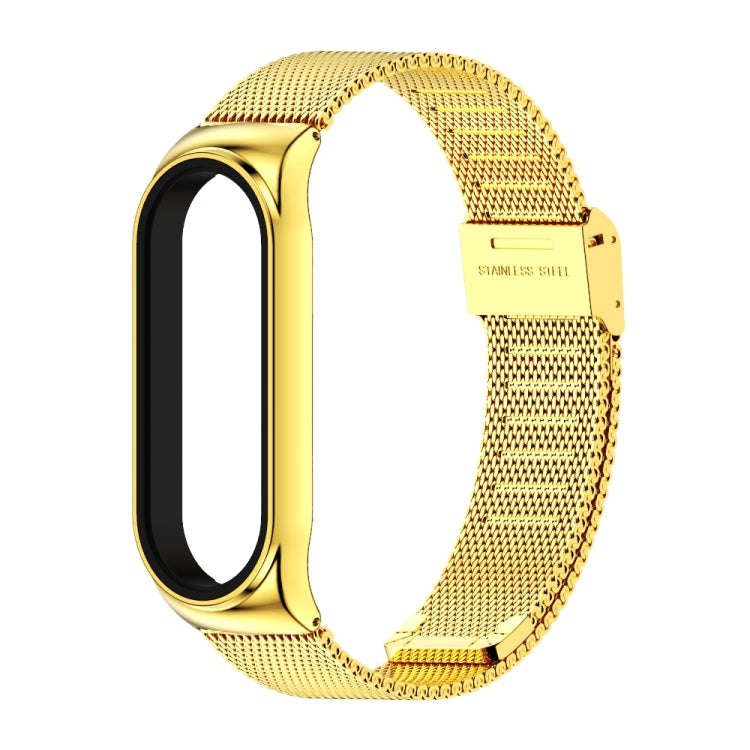 Mijobs Milan CS Screwless Buckle Metal Watch Band Case for Xiaomi Mi Band 3 & 4 & 5 & 6, Host not...