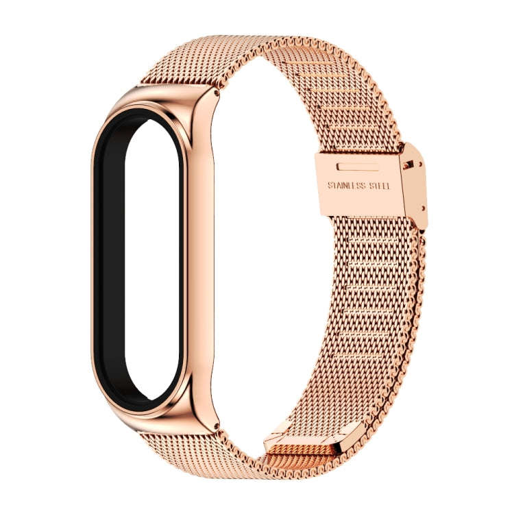 Mijobs Milan CS Screwless Buckle Metal Watch Band Case for Xiaomi Mi Band 3 & 4 & 5 & 6, Host not...
