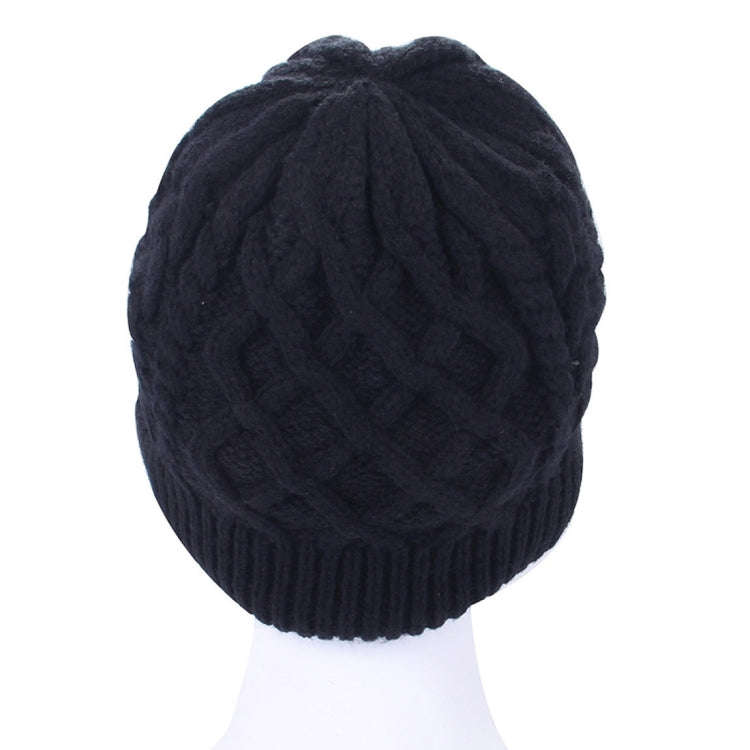 Wavy Textured Knitted Bluetooth Headset Warm Winter Beanie Hat with Mic for Boy & Girl & Adults(B...