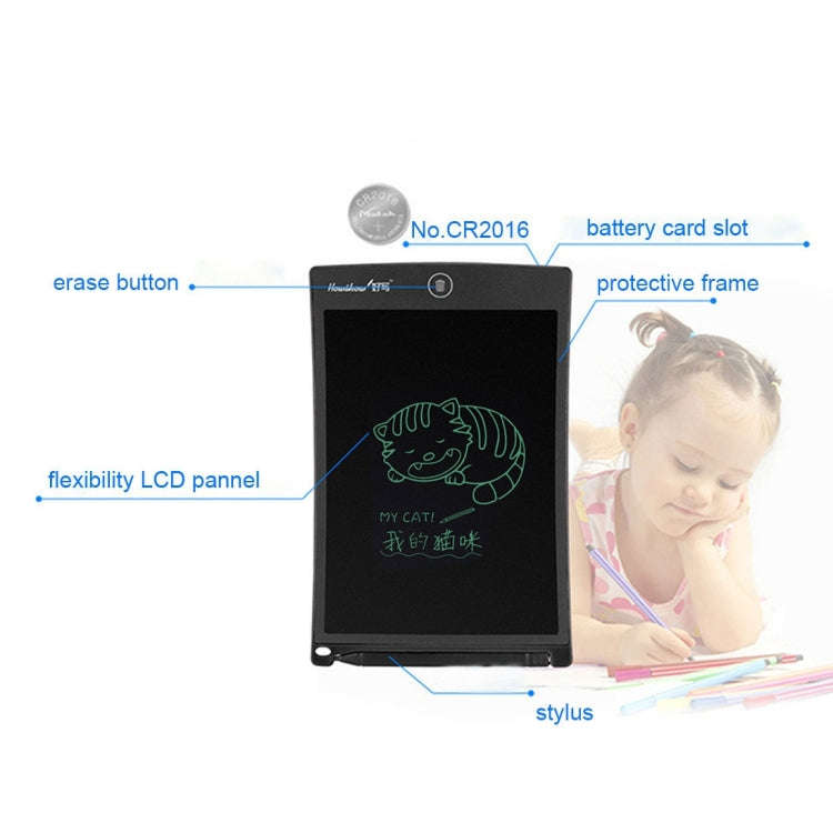 Howshow 8.5 inch LCD Pressure Sensing E-Note Paperless Writing Tablet / Writing Board (Blue)
