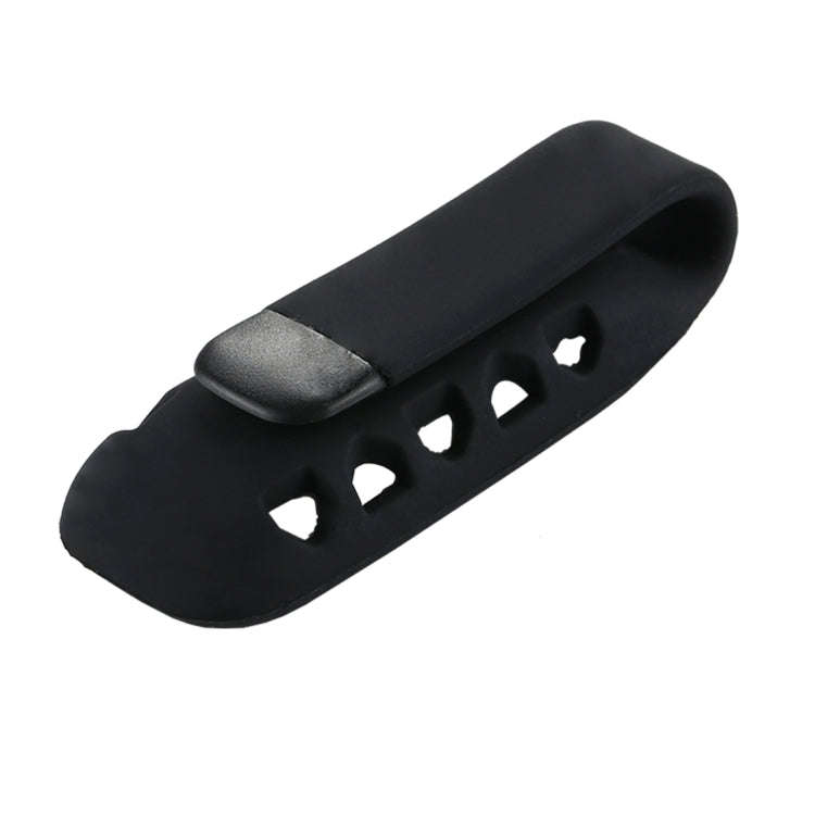 For Fitbit One Smart Watch Clip Style Silicone Case, Size: 6x2.2x1.5cm(Black)