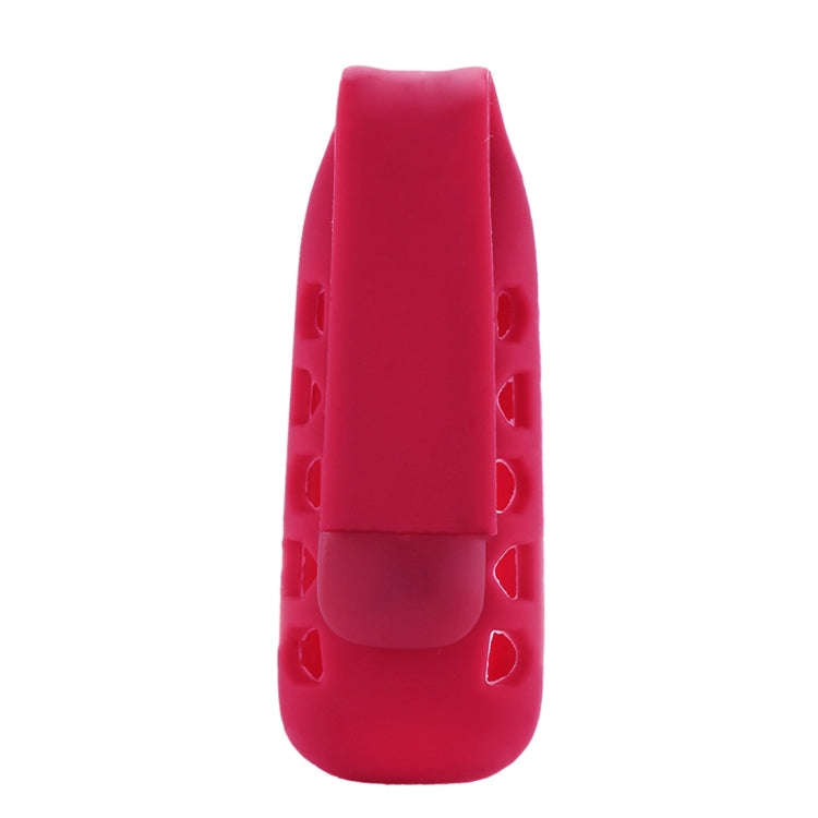 For Fitbit One Smart Watch Clip Style Silicone Case, Size: 6x2.2x1.5cm(Wine Red)
