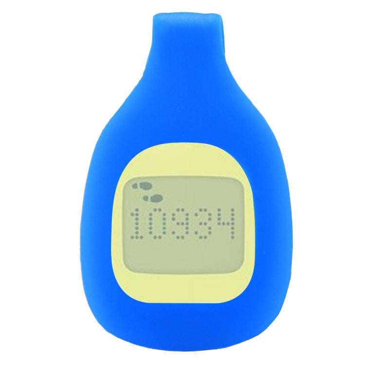 For Fitbit Zip Smart Watch Clip Style Silicone Case, Size: 5.2x3.2x1.3cm(Blue)