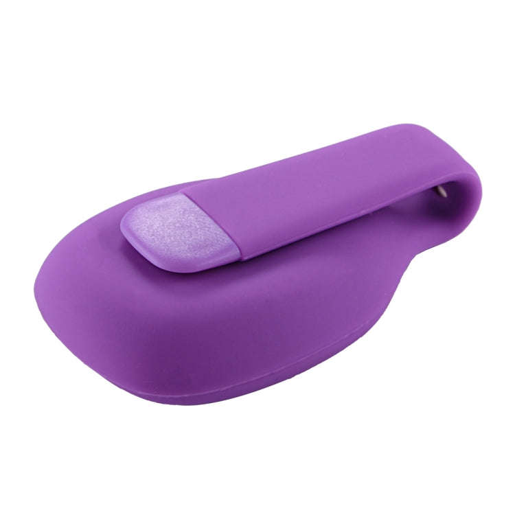 For Fitbit Zip Smart Watch Clip Style Silicone Case, Size: 5.2x3.2x1.3cm(Purple)