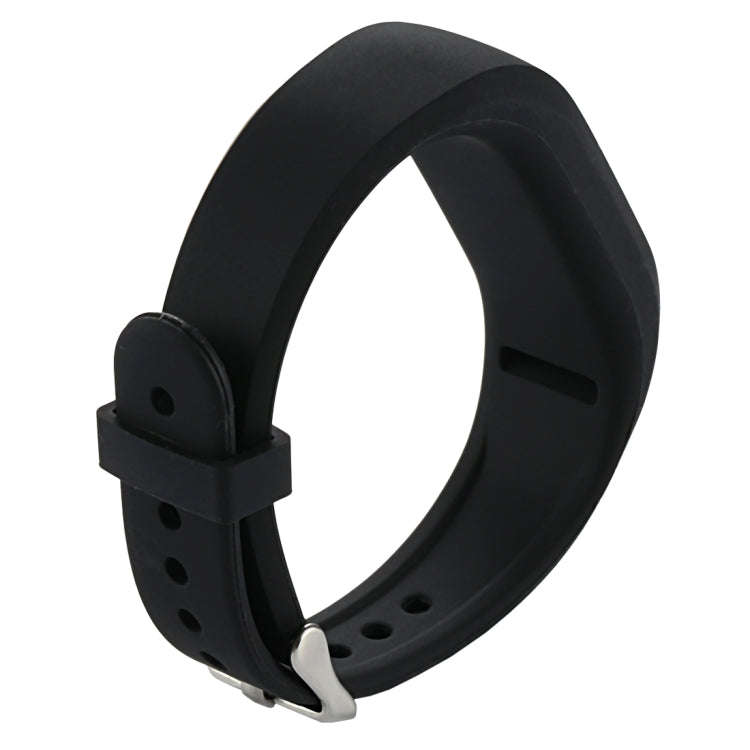 For Garmin Vivofit 3 Smart Watch Silicone Watch Band, Length: about 24.2cm(Black)