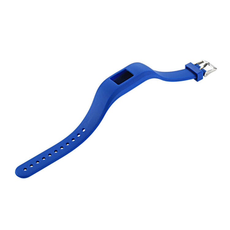 For Garmin Vivofit 3 Smart Watch Silicone Watch Band, Length: about 24.2cm(Dark Blue)