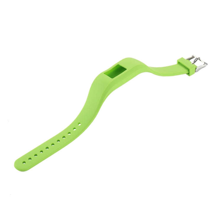 For Garmin Vivofit 3 Smart Watch Silicone Watch Band, Length: about 24.2cm(Green)