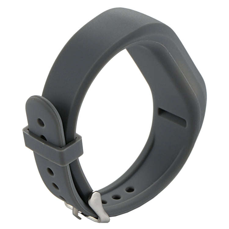 For Garmin Vivofit 3 Smart Watch Silicone Watch Band, Length: about 24.2cm(Grey)