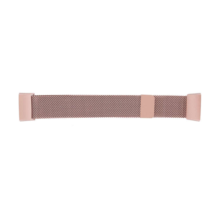Metal Watch Band for Fitbit Charge 3(Rose Gold)