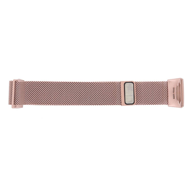 Metal Watch Band for Fitbit Charge 3(Rose Gold)