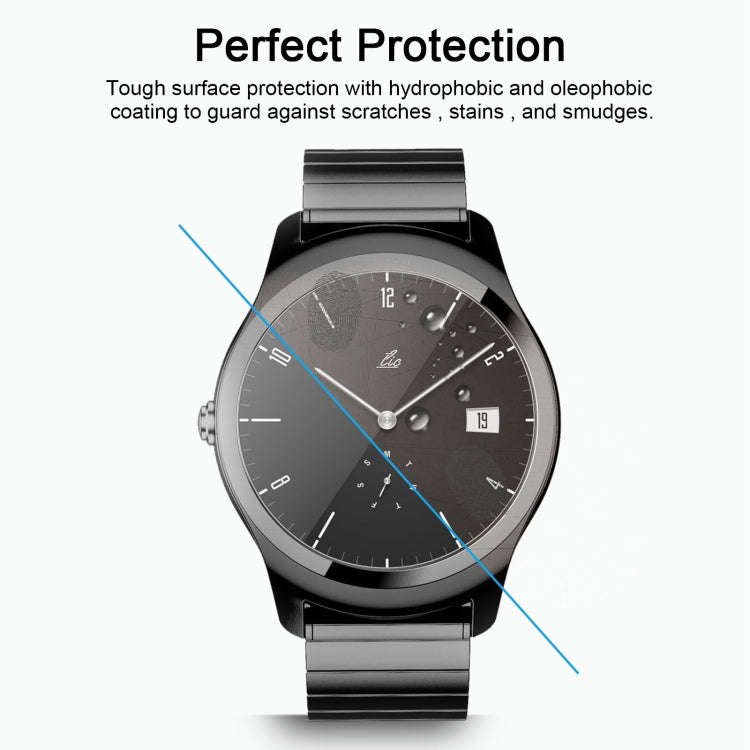 ENKAY Hat-Prince 0.2mm 9H 2.15D Curved Edge Tempered Glass Film for TicWatch 2