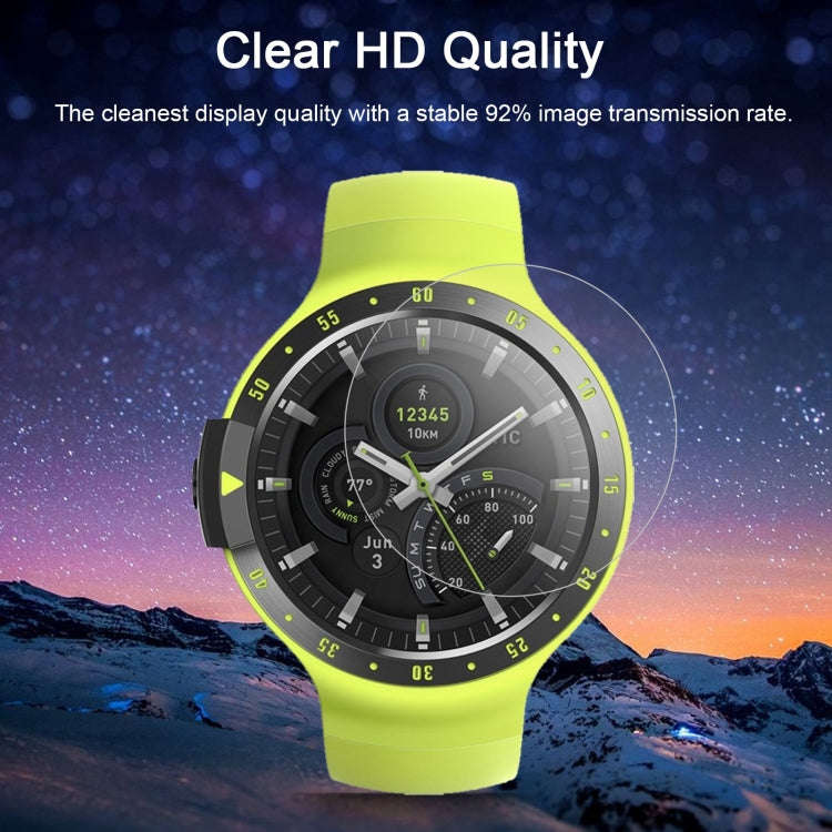 ENKAY Hat-Prince 0.2mm 9H 2.15D Curved Edge Tempered Glass Film for TicWatch S