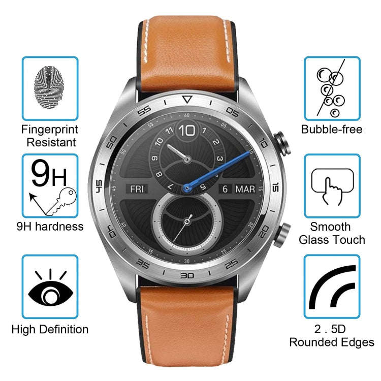 ENKAY Hat-Prince 0.2mm 9H 2.15D Curved Edge Tempered Glass Film for Huawei Honor Watch Magic