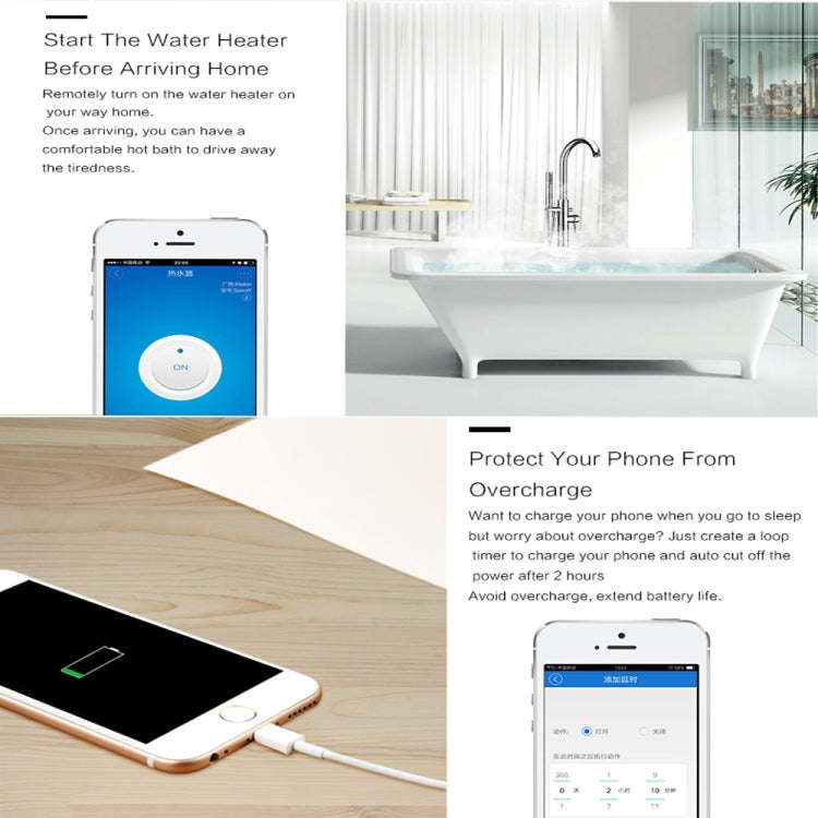 Sonoff S26 WiFi Smart Power Plug Socket Wireless Remote Control Timer Power Switch, Compatible wi...