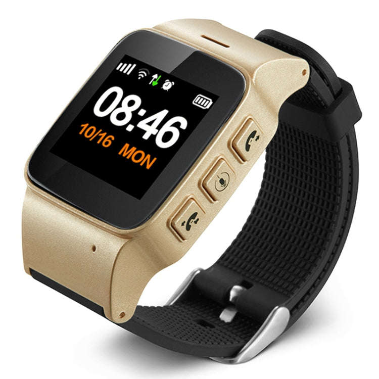 D99+ 1.22 inch HD LCD Screen GPS Smartwatch for the Elder Waterproof, Support GPS + LBS + WiFi Po...