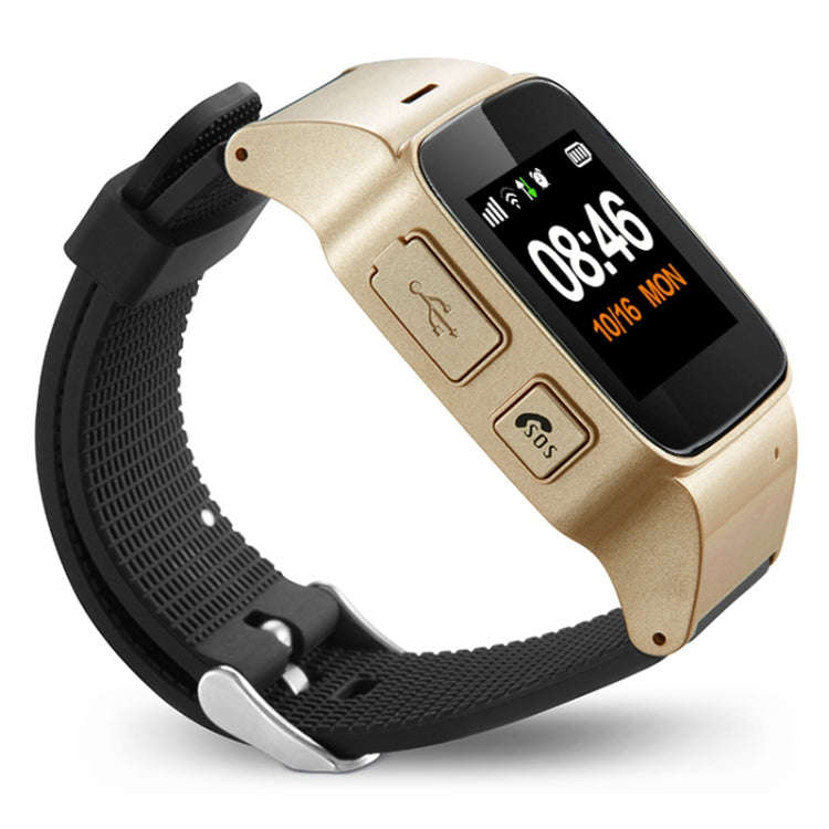 D99+ 1.22 inch HD LCD Screen GPS Smartwatch for the Elder Waterproof, Support GPS + LBS + WiFi Po...
