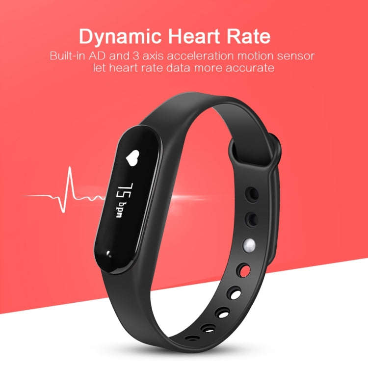 CHIGU C6 0.69 inch OLED Display Bluetooth Smart Bracelet, Support Heart Rate Monitor / Pedometer ...