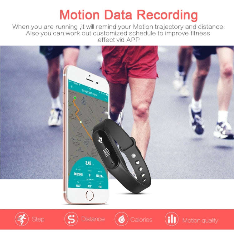 CHIGU C6 0.69 inch OLED Display Bluetooth Smart Bracelet, Support Heart Rate Monitor / Pedometer ...