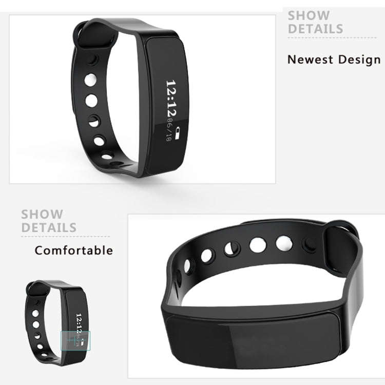 TLW05 0.86 inch OLED Display Bluetooth Smart Bracelet, IP66 Waterproof Support Pedometer / Calls ...